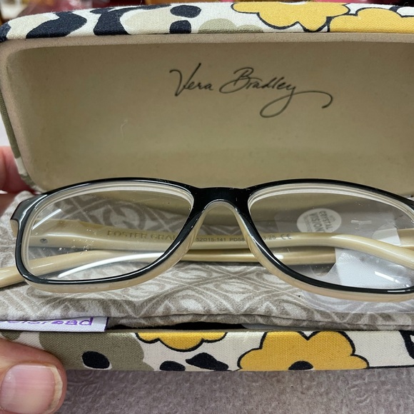 Foster Grant Premium Coloread Reading Glasses Tan/Black +3.25 - Picture 2 of 3